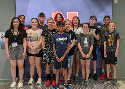 group of students who attended Engineering Plant Cell Walls summer camp in 2022