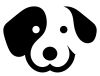 Dog icon with face